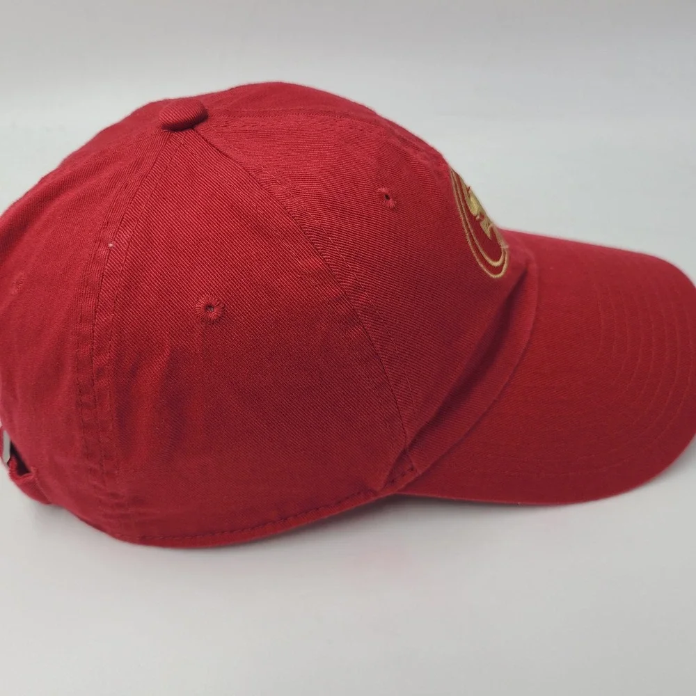 San‎ Francisco 49ers Hat Strapback (Fits Small) Fanatics Red Gold NFL Football